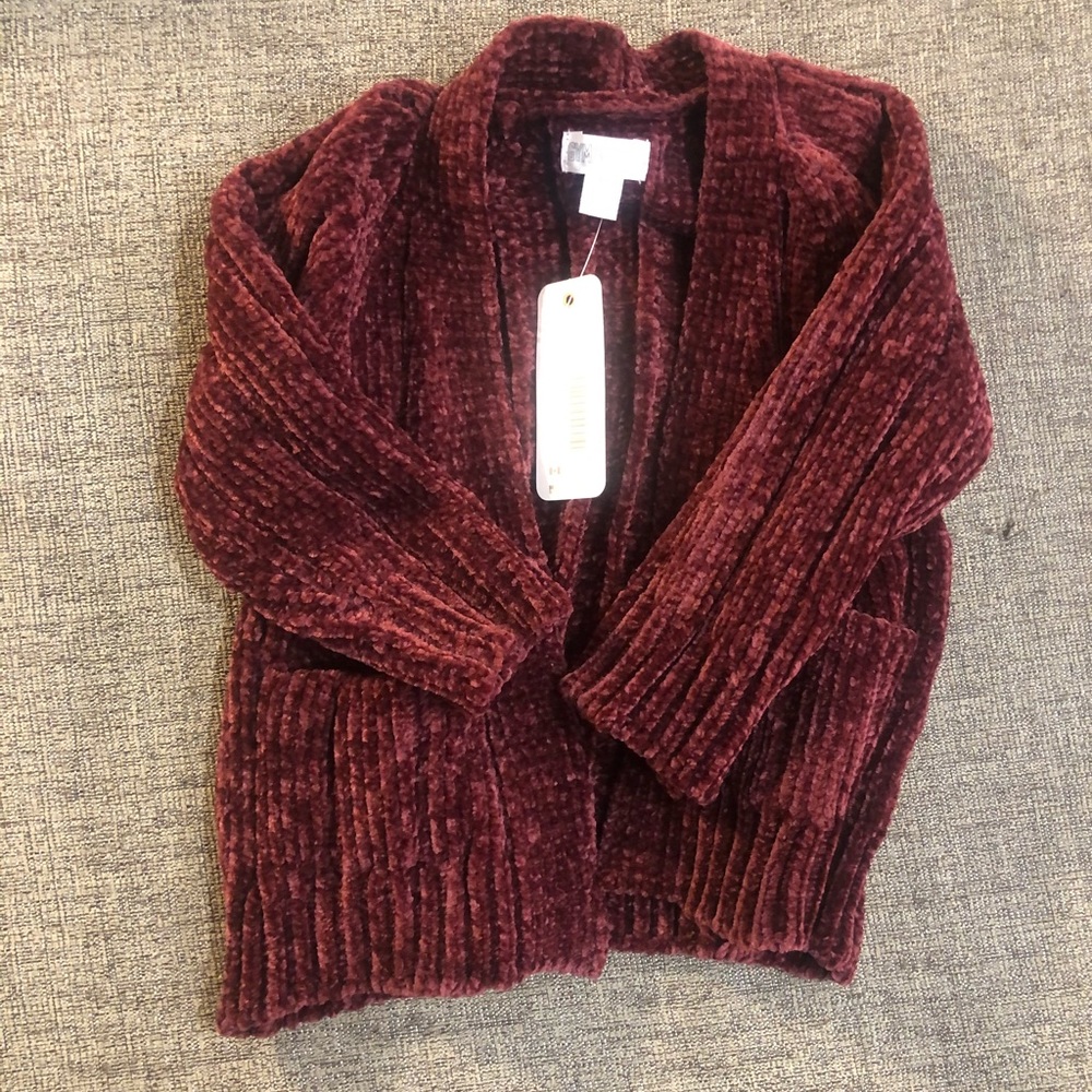 gymboree maroon cardigan sweater. new with tags
